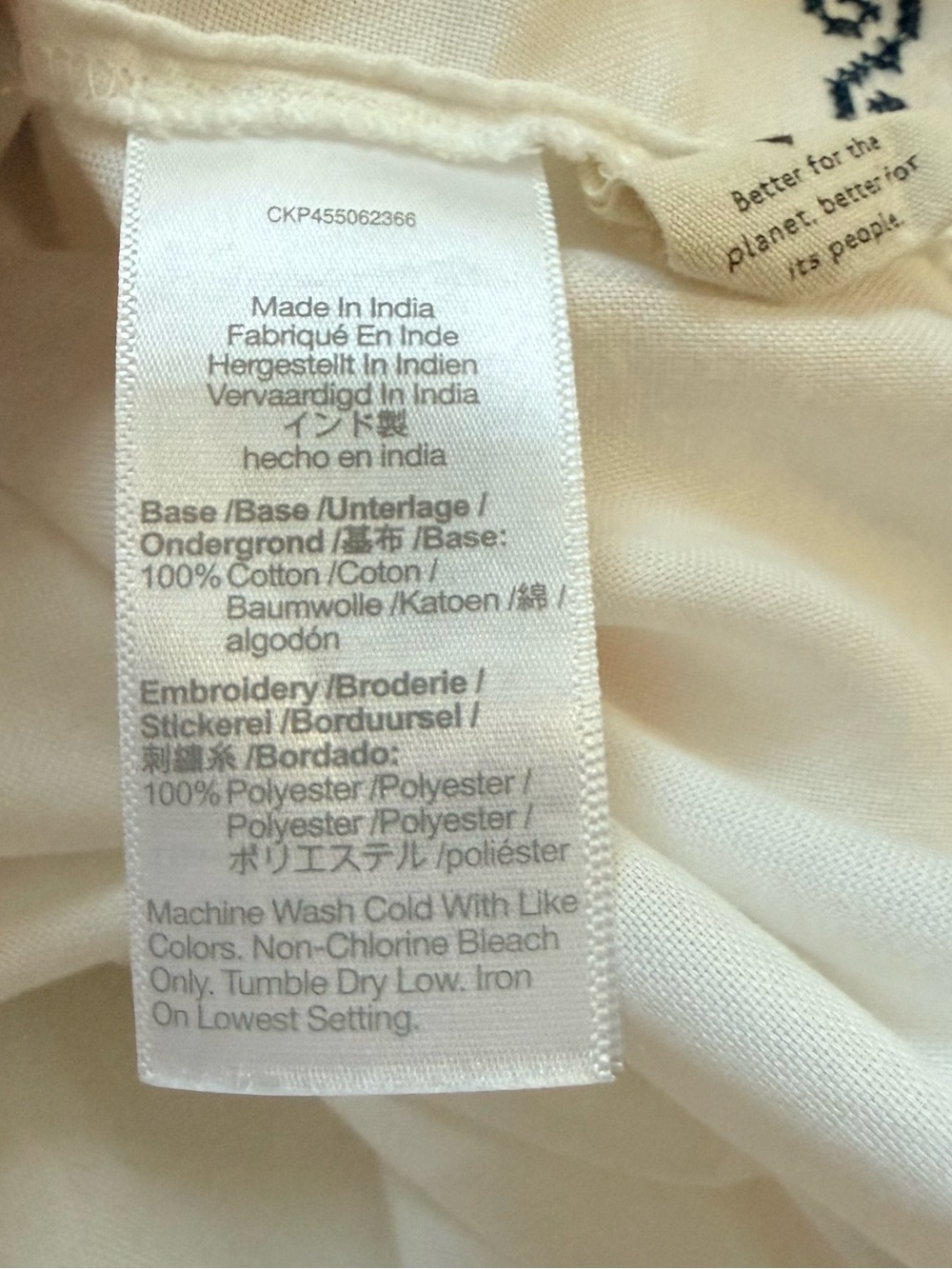 Madewell White Sun Embroidered Central Shirt Size Large - Picture 9 of 10